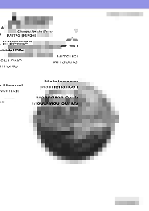 Maintenance Manual Mitsubishi M800/M80 Series