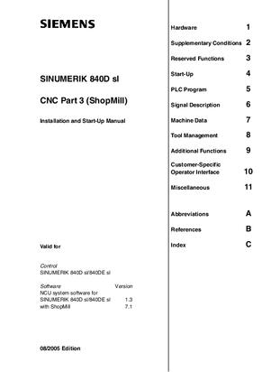 Commissioning CNC Part 3 (ShopMill) 840D sl